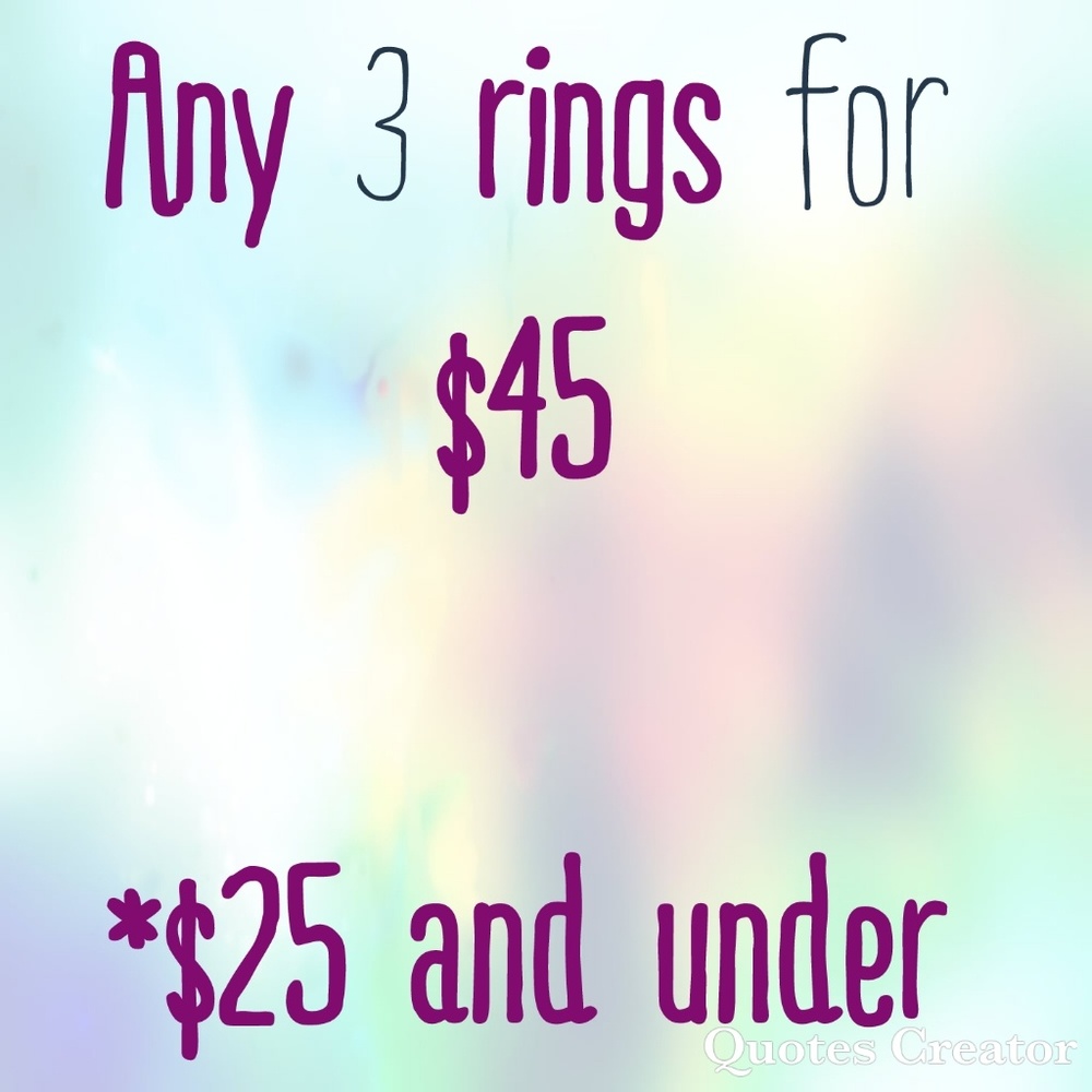 Beautiful bohemian rings! Bundle up!!!